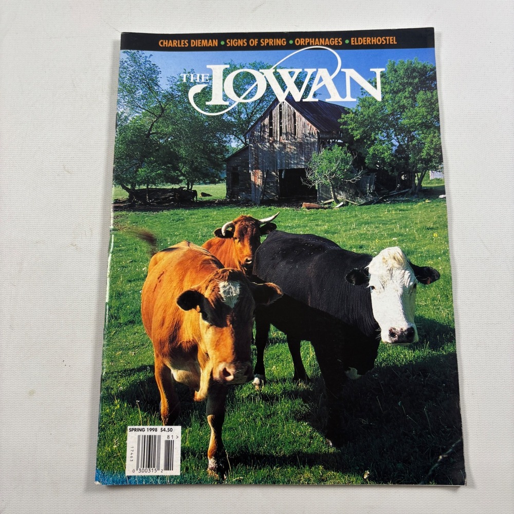 The Iowan Magazine Spring 1998 Charles Dieman Signs of Spring Orphanages Cows